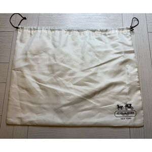 Coach Handbag Dust Bag W/ Drawstring. Satiny. Measures 19"X 15". Storage, Travel